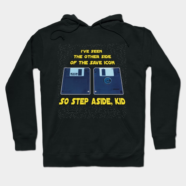 "I've seen the other side of the Save Icon..." Hoodie by SPACE ART and NATURE