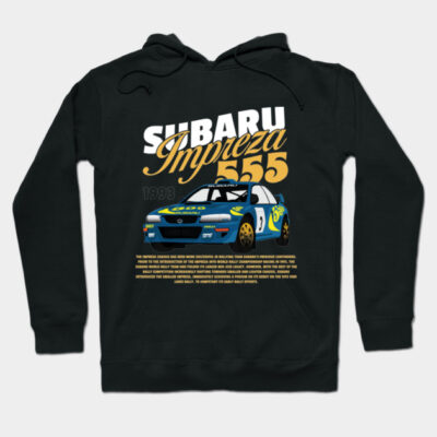 Subaru Impreza 555 Hoodie by kindacoolbutnotreally