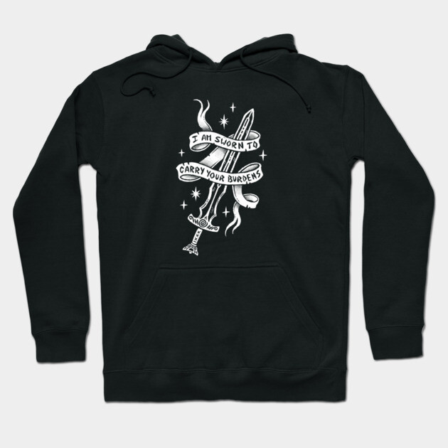 Lydia's Sword Hoodie by mortalwren