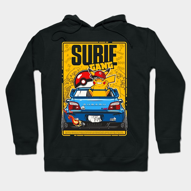 Pikachu Subie Gang Hoodie by DRKKBR
