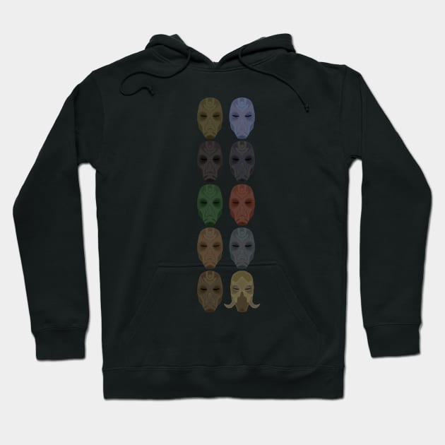 Mask Collection Hoodie by ThanksAnyway
