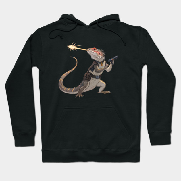 Laser Lizard Hoodie by fadialyaldani