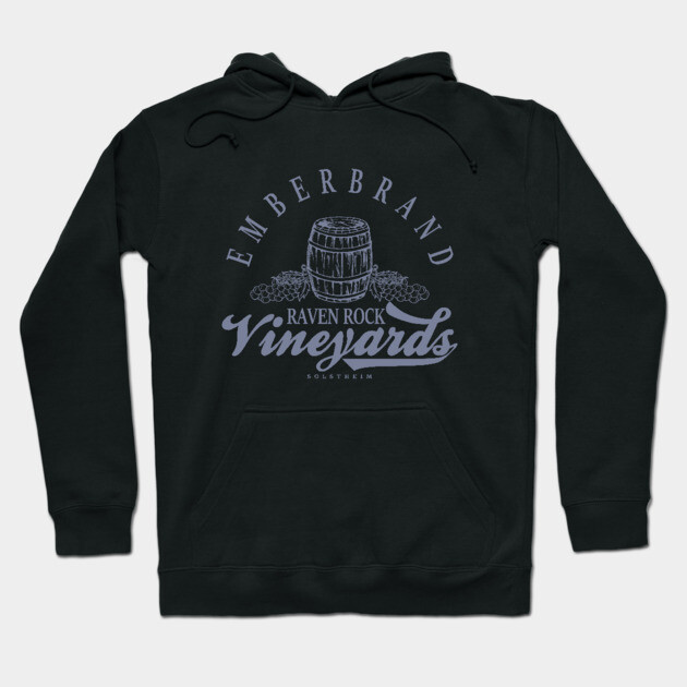 Emberbrand Wine Hoodie by AngryMongoAff
