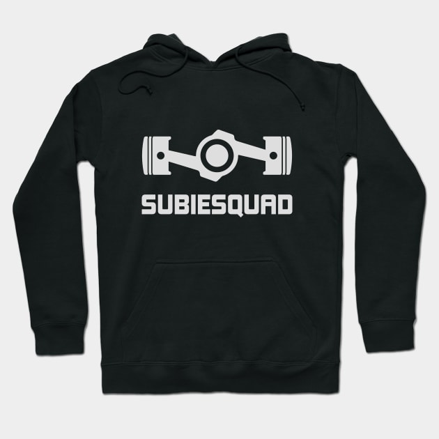 Subaru Impreza WRX STI & BRZ Subiesquad Boxer Engine JDM Car Hoodie by JDM-Rey