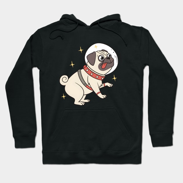 A Curious Space Dog Hoodie by fadialyaldani
