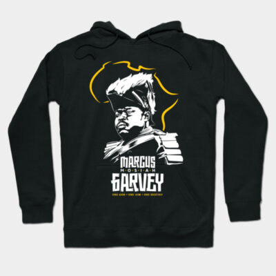 Black hoodie with graphic print, featuring bold text and artistic design. Ideal for casual wear, cotton blend material.