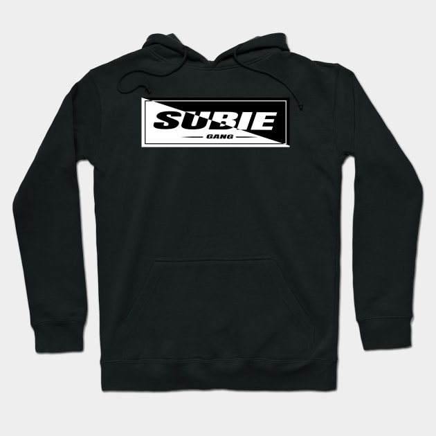 Subie gang white Hoodie by Simple trend
