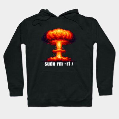 Digital Mushroom Cloud Hoodie by iTMekanik