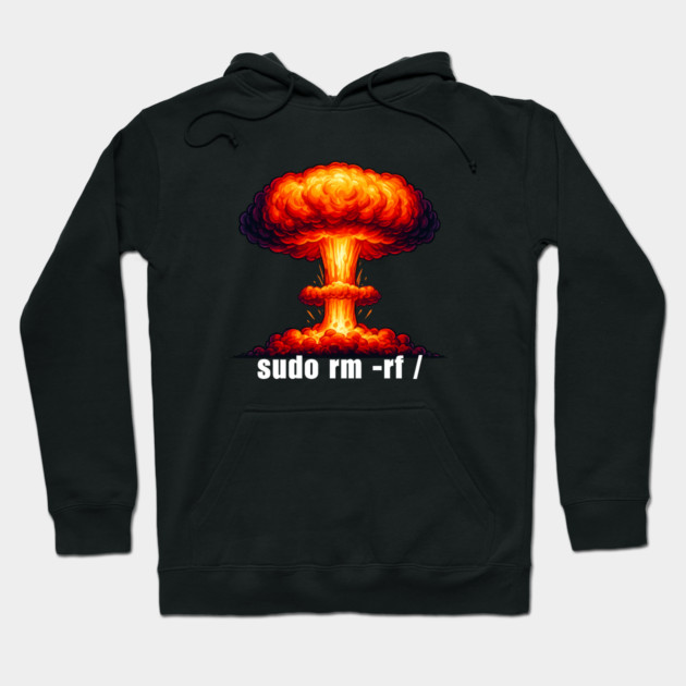 Digital Mushroom Cloud Hoodie by iTMekanik