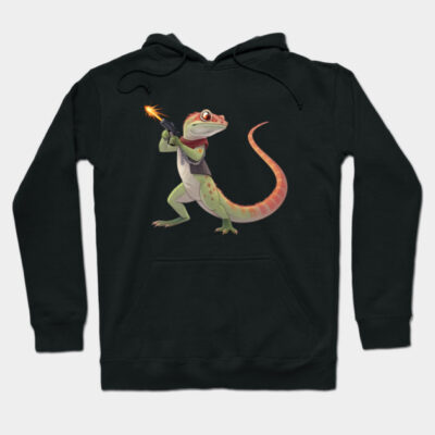 Reptilian Outlaw of the Stars Hoodie by fadialyaldani