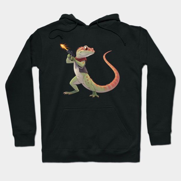 Reptilian Outlaw of the Stars Hoodie by fadialyaldani