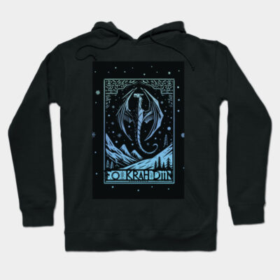 Frost Breath Dragon Shout Hoodie by katmargoli