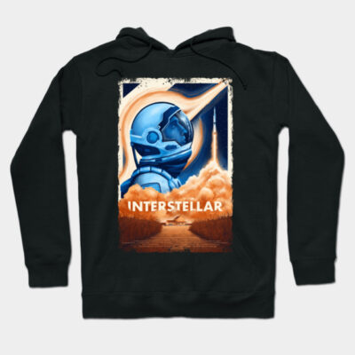 Aesthetic Interstellar Horror Sci-fi Movie Hoodie by SeptionMax