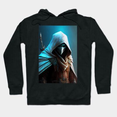 Robed Mysterious Assassin Hoodie by TortillaChief
