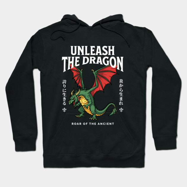 Unleash The Dragon Hoodie by CollageLab