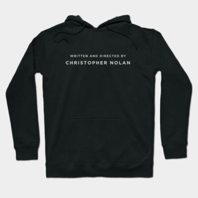 Written and Directed by Christopher Nolan Hoodie by rysiupol