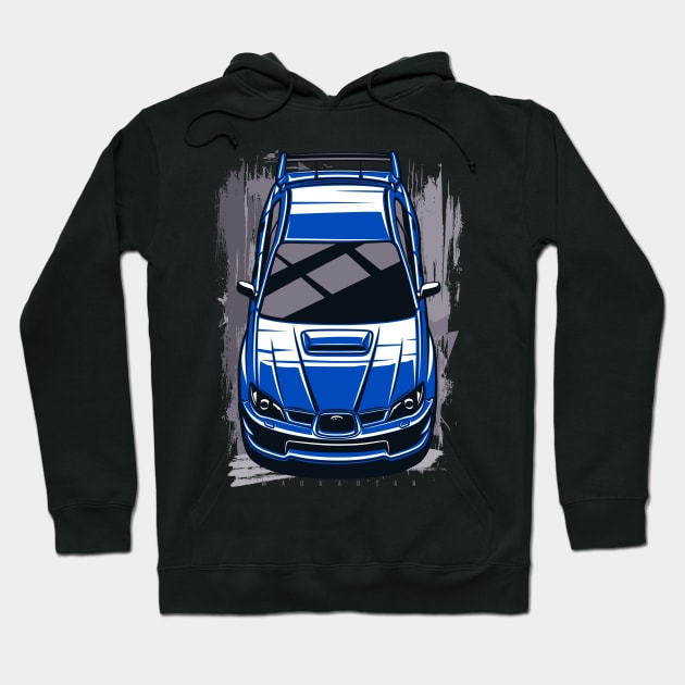 Blue Subie Hoodie by Markaryan