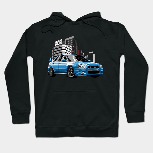 Subaru Impreza city Hoodie by JDMAPEX