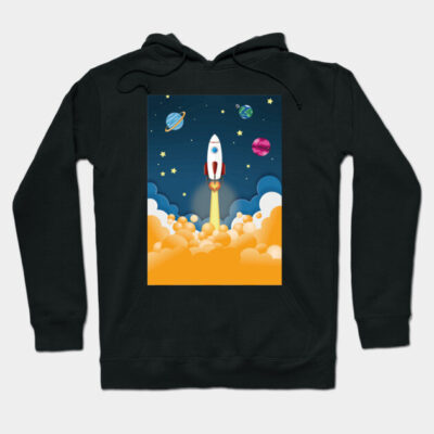 Space Mission Hoodie by darrentomalin