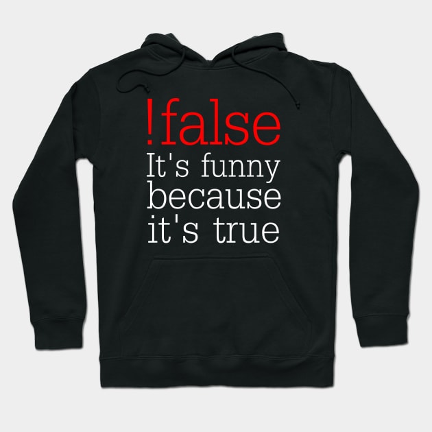 Black hoodie with humorous text design in red and white, perfect for casual wear and comfort.
