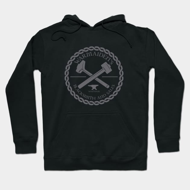 Warmaiden's Blacksmith and Sales Hoodie by AngryMongoAff