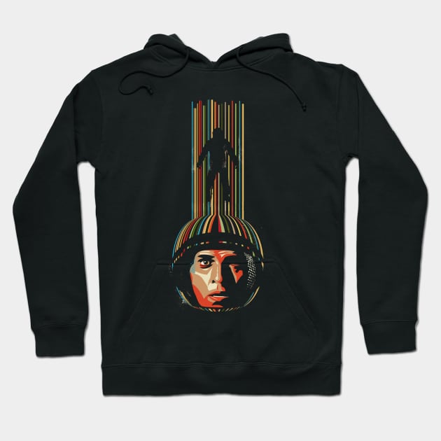 Intersteller Rainbow face Hoodie by Nayo Draws