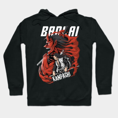 Black graphic hoodie featuring bold red demon design, ideal for casual wear. Made from soft, comfortable cotton blend.