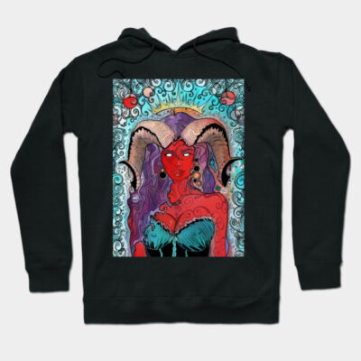 Ruby of the sea Hoodie by paintchips