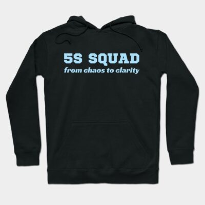 5S Workplace Organization, Lean Six Sigma Methodology Hoodie by Viz4Business