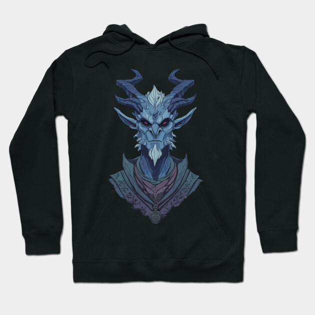 Draconic DnD Dragonborn Hoodie by spookycutenight