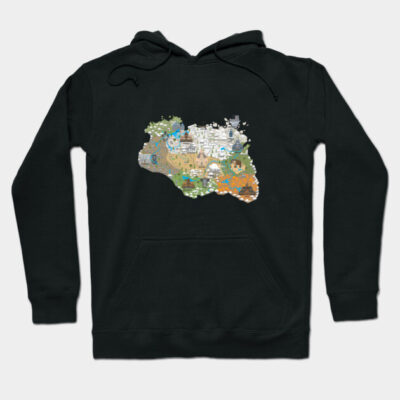 TES V province map Hoodie by Mathstore