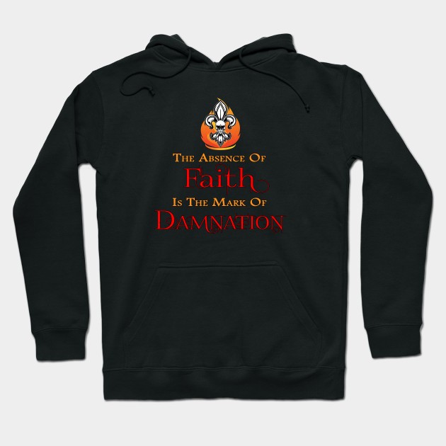 Black hoodie with bold graphic text and emblem design, perfect for casual wear. Warm, comfortable, and stylish.