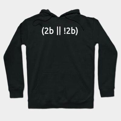 Black hoodie with white text, geek humor design, cozy cotton material, casual wear, unisex style.