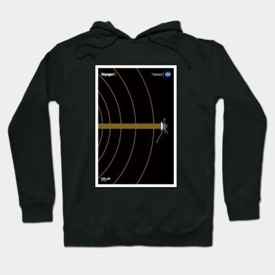 Voyager 2 Gold Hoodie by Rockett Graphics