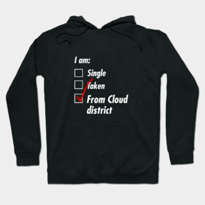 Single Taken Cloud district Hoodie by TeEmporium
