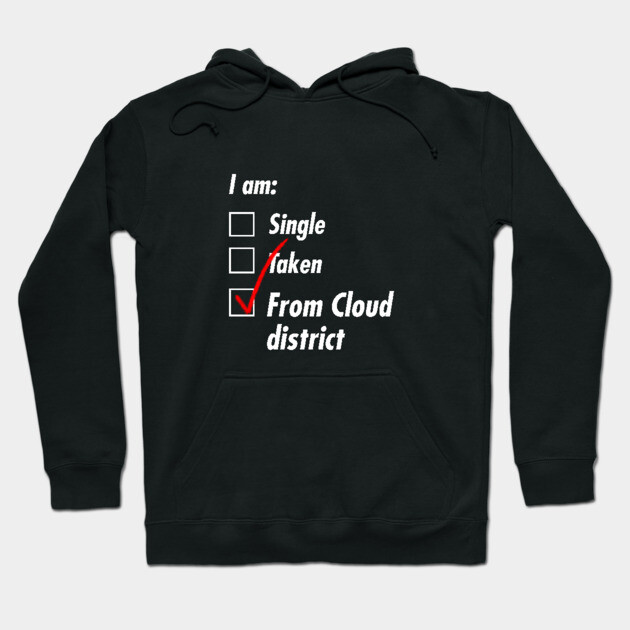 Single Taken Cloud district Hoodie by TeEmporium