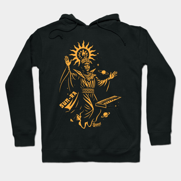 Sun Ra Cosmic Jazz Prophet Hoodie by Boogosh