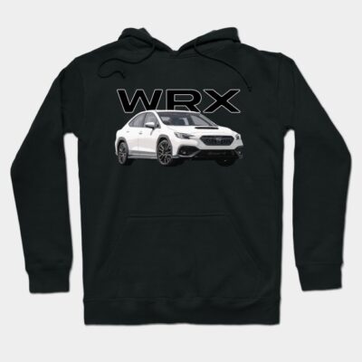 subie VB WRX S4 ceramic white Hoodie by cowtown_cowboy