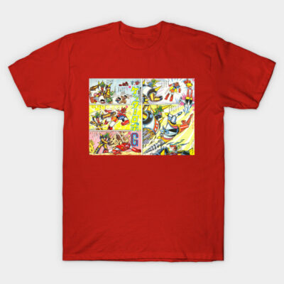 Getter Robo G 1975 Manga T-Shirt by Pop Fan Shop